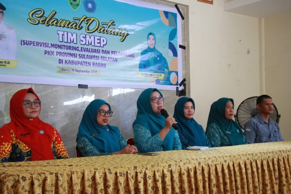 TP PKK Barru dan Tim Provinsi Kolaborasi Evaluasi 10 Program Pokok PKK