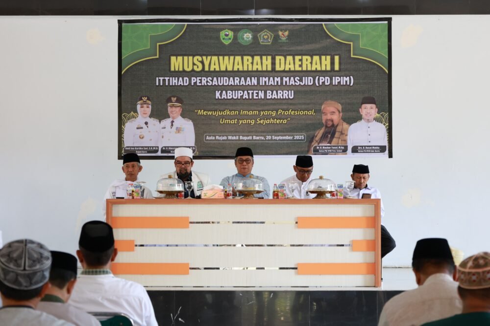 Buka Musda IPIM, Wabup Barru Siap Dukung Penuh Pembinaan Imam Masjid
